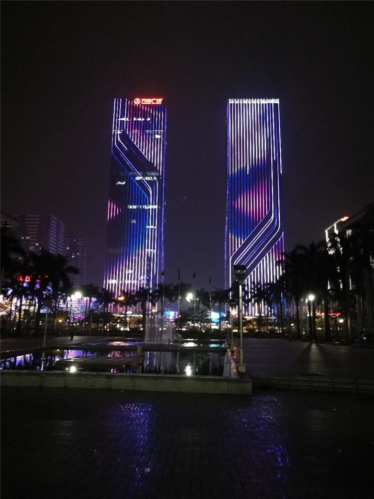 万达夜景