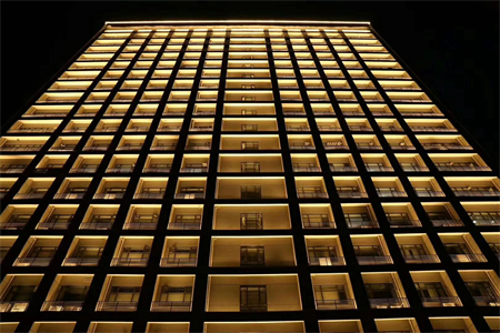 LED洗墙灯效果