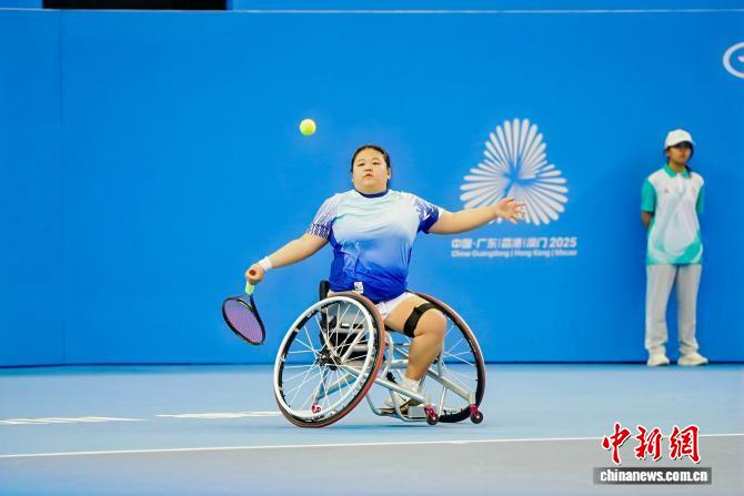 四川选手王紫莹逆转夺冠 残特奥会网球赛迎来精
